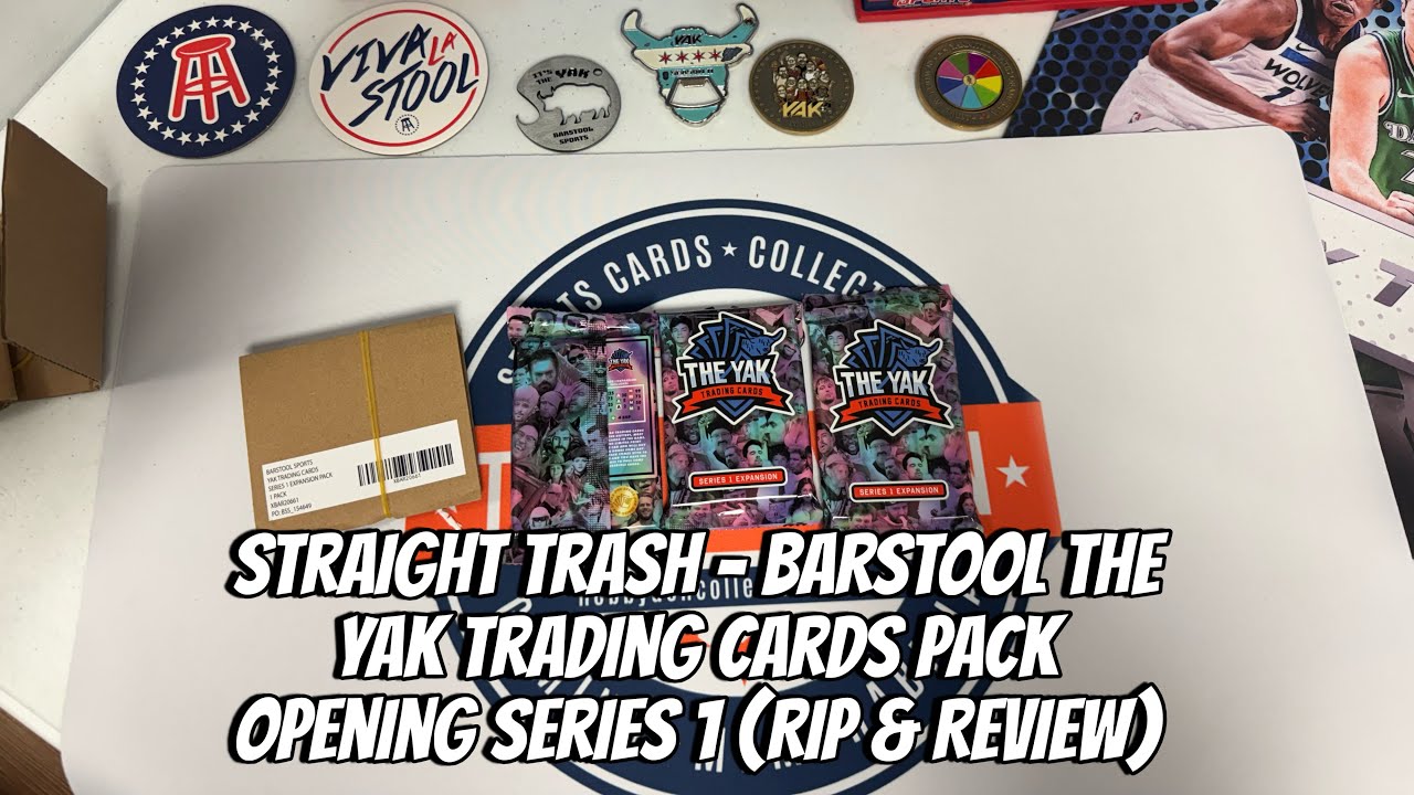 Straight Trash - Barstool The Yak Trading Cards Pack Opening