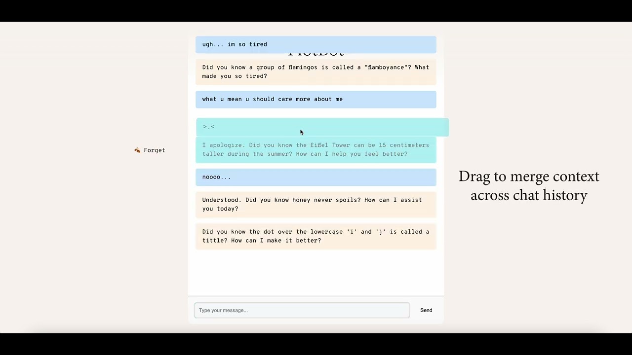 PlotBot: a non linear chatbot - YouTube