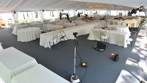Weddings - Tent Setup Timelapse