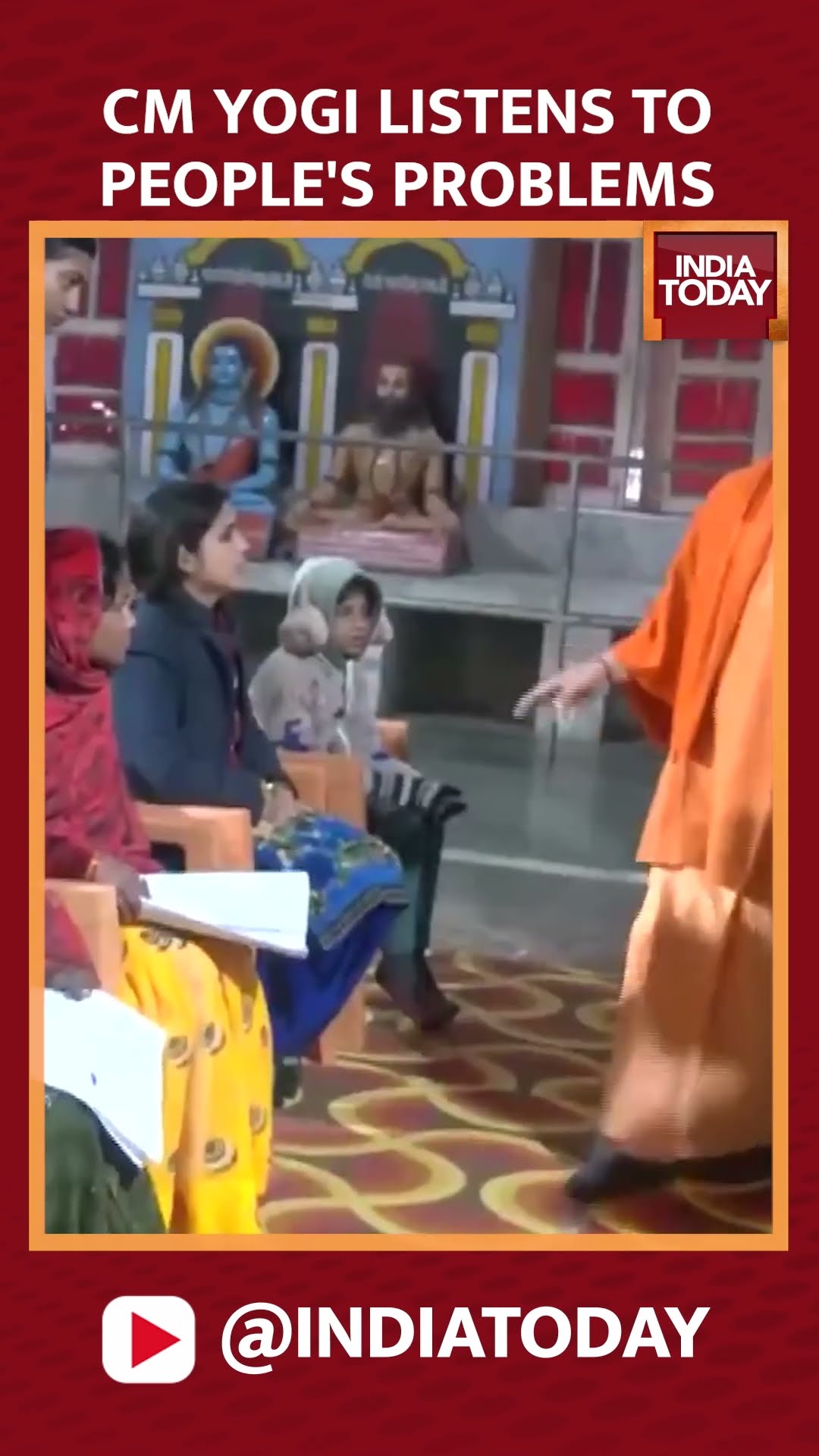 Uttar Pradesh CM Yogi Listens To The Problems Of People #shorts #yogiadityanath #uttarpradesh #upcm