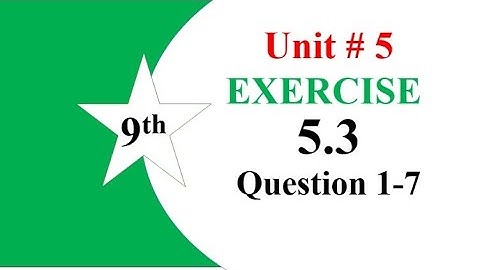 class 9 maths chapter 5 exercise 5.3 question 1-7, factorization, #9th_class #unit_5