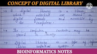 CONCEPT OF DIGITAL LIBRARY