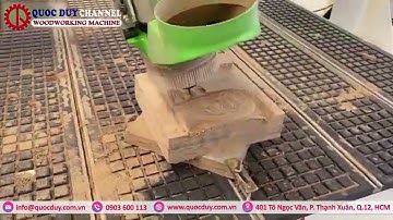 Máy Cnc Router 4 Đầu - Máy Phay Cnc Thay Dao Tự Động