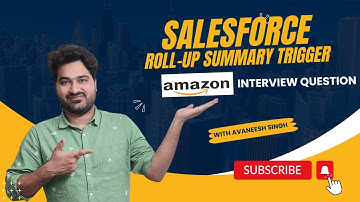 @salesforce  Rollup Summary Trigger for Experienced Professionals - Amazon #interview #newsobject