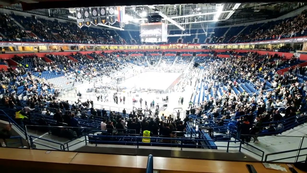Štark Arena - Sky box  (Partizan - Budućnost 106:77)