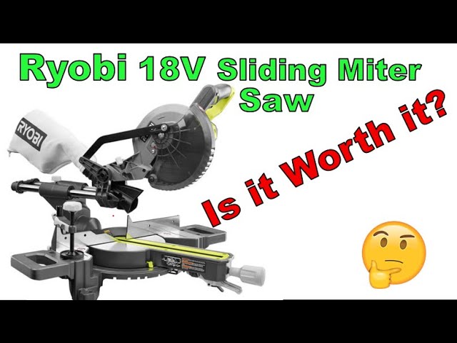 Ryobi Cordless 7 1/4-inch Miter Saw Review PBT01B - Pro Tool Reviews