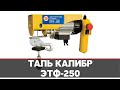 Тельфер / Таль Калибр ЭТФ-250 | Отзыв владельца | Пример использования | Как крепить, подвесить