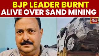Chhattisgarh Sand Mining Dispute: BJP Leader Burnt Alive In SUV Over Rivalry | Sand Mining Mafia