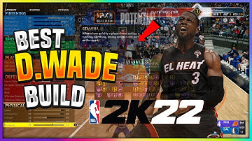 Demi-God Dwyane Wade Build on NBA2K22! Best 6