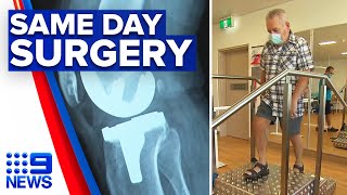 New health advice for patients undergoing knee and hip replacements | 9 News Australia