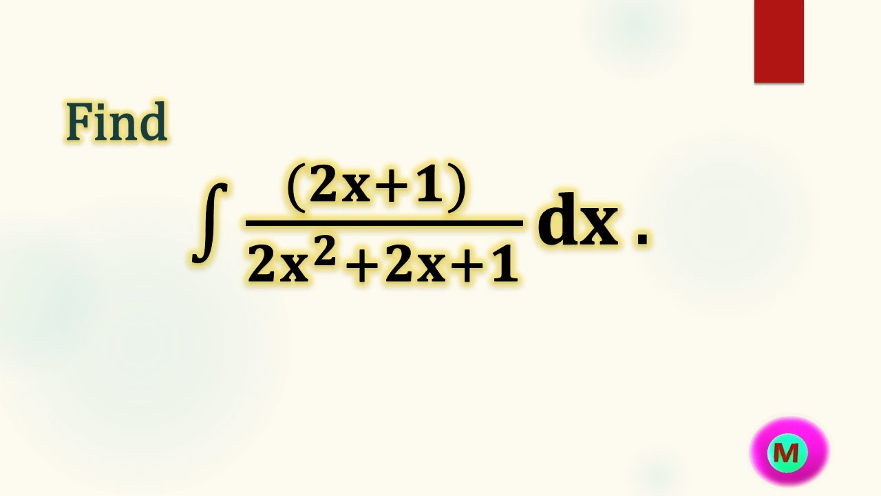 Integral 2x 1 2x 2 2x 1 YouTube integral-2x-1-2x-2-2x-1-youtube