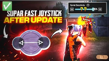 🔥Best joystick setting (sprint sensitivity) for 99% headshot | Tips and tricks for joystick