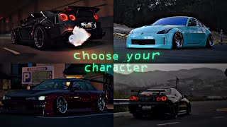 JDM Edit - Choose Your Character | 4k 60fps