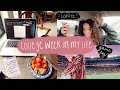 COLLEGE WEEK IN MY LIFE: test grades & what it's like to be a double major, youtuber, + TA!