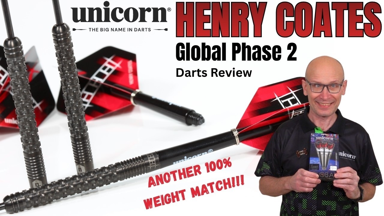 Unicorn Global HENRY COATES PHASE 2 Darts Review - YouTube