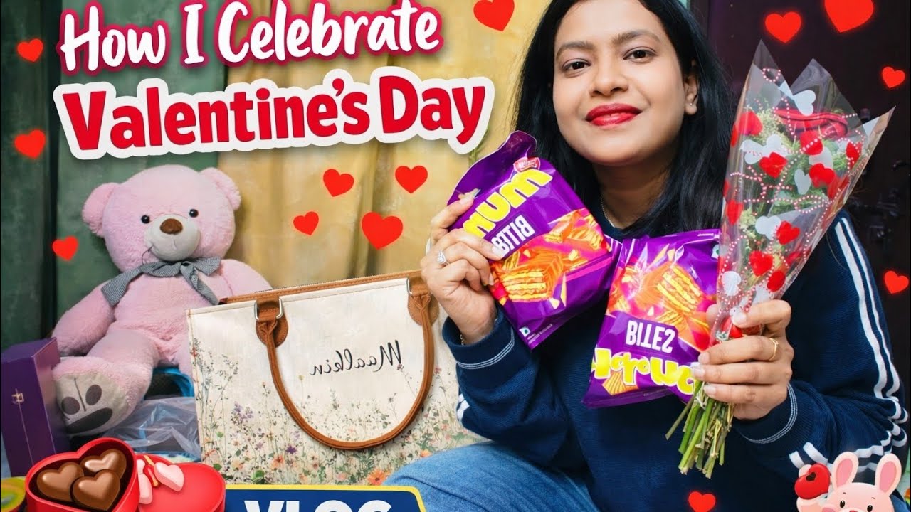 My Valentine’s Day Celebration 2026 💖 | Cute Surprises + Special Moments| Daily vlog 