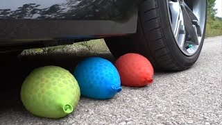 Crushing Crunchy & Soft Things by Car! EXPERIMENT Car vs ORBEEZ BALLONS