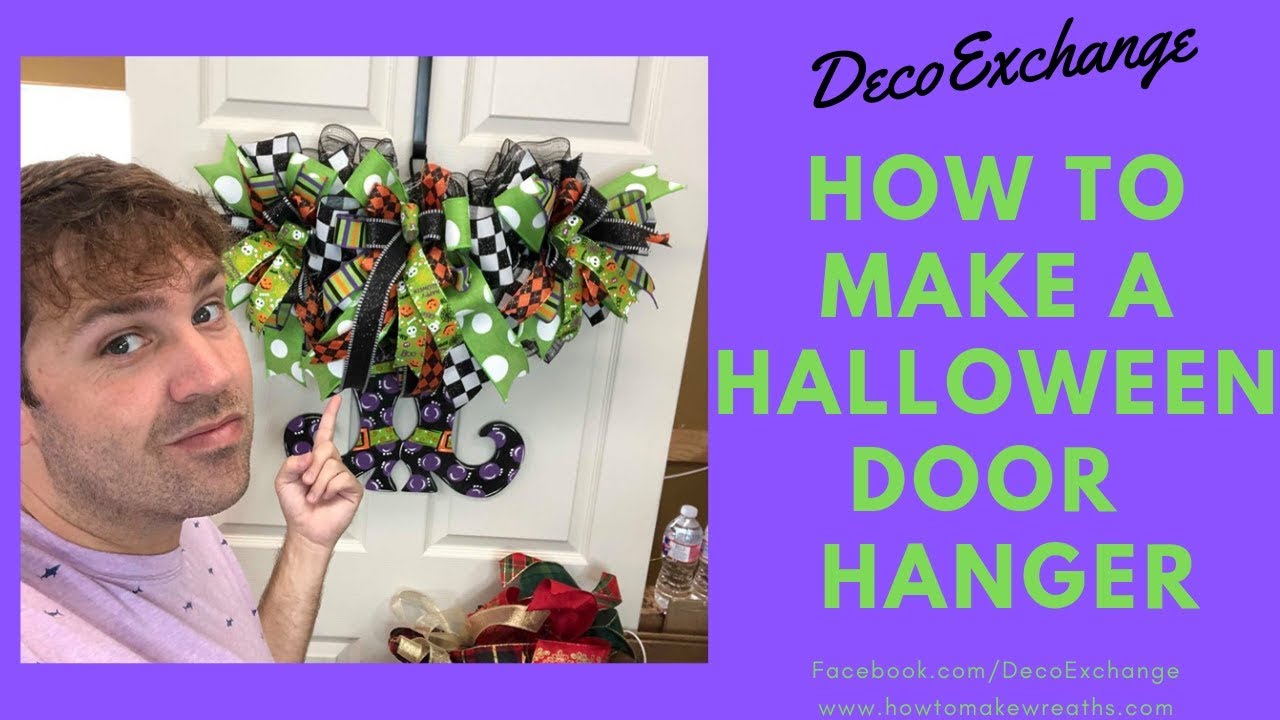 Halloween Wreath Handpainted Witch Boo Ya/'ll Mesh Wreath Fall Wreath Witch Wreath Autumn Wreath Front Door Decor