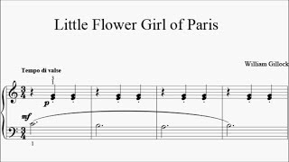 AMEB Piano Series 18 Preliminary C3 Gillock Little Flower Girl of Paris Sheet Music