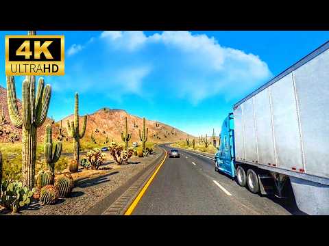 San Diego to Phoenix Complete Scenic Drive | California and Arizona Road Trip in 4K