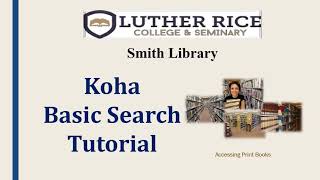 Koha Basic Search
