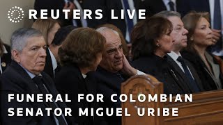LIVE: Public funeral for Colombian Senator Miguel Uribe