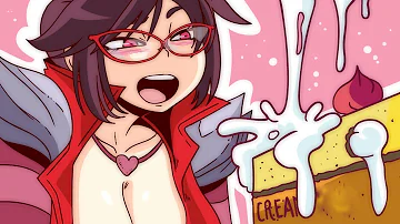 VAYNE ENJOYS A CREAM PIE❤️ - League of Legends