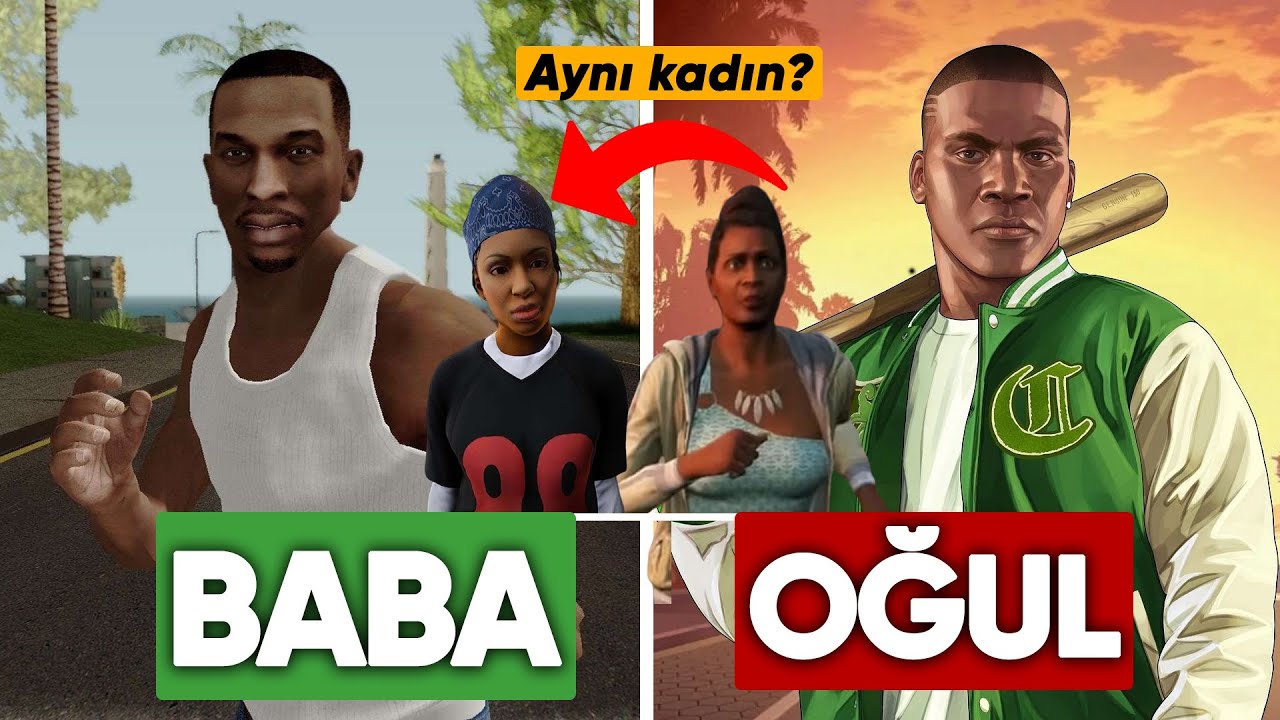 GTA'NIN EN BÜYÜK SIRRI CJ, Franklin'in Babası Mı? GTA 5 Ve San GTA'NIN EN BÜYÜK SIRRI CJ, Franklin'in Babası Mı? GTA 5 Ve San