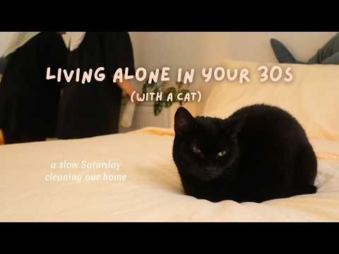 (w subtitles) quiet life in my 30s | slow cleaning day at home