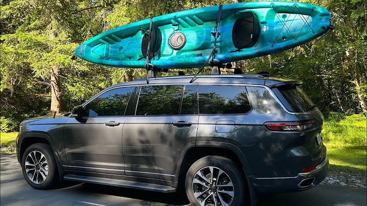 Jeep grand cherokee roof rack kayak