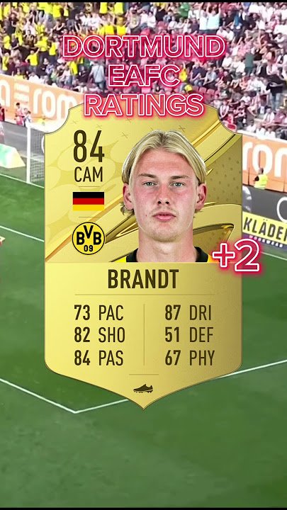 Dortmund EAFC Ratings #dortmund #bvb #fifa #eafc #football #rating #shorts