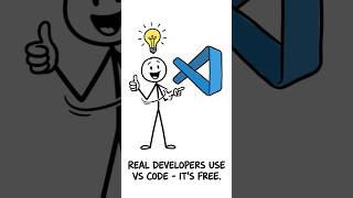 Ep 02: Stickman explains python-- Install and Run Python in VS Code#shorts #python #study #stickman