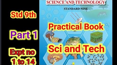 Practical book 9th  Science part  1   @shortanswer8213