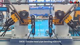 2025-DW38NC Double-Head Pipe Bending Machine | High-Speed and Precision Tube Bending by BLMA