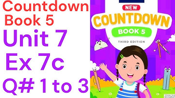oxford countdown book class 5 Unit 7 Ex 7c| class 4 Unit 7 Ex 7c Q# 1 to 3@ytacademy198