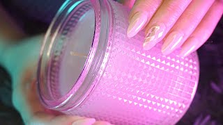 ASMR Textured Glass Scratching | Perfume Bottle, Candle & More | Fast Scratching | No Talking