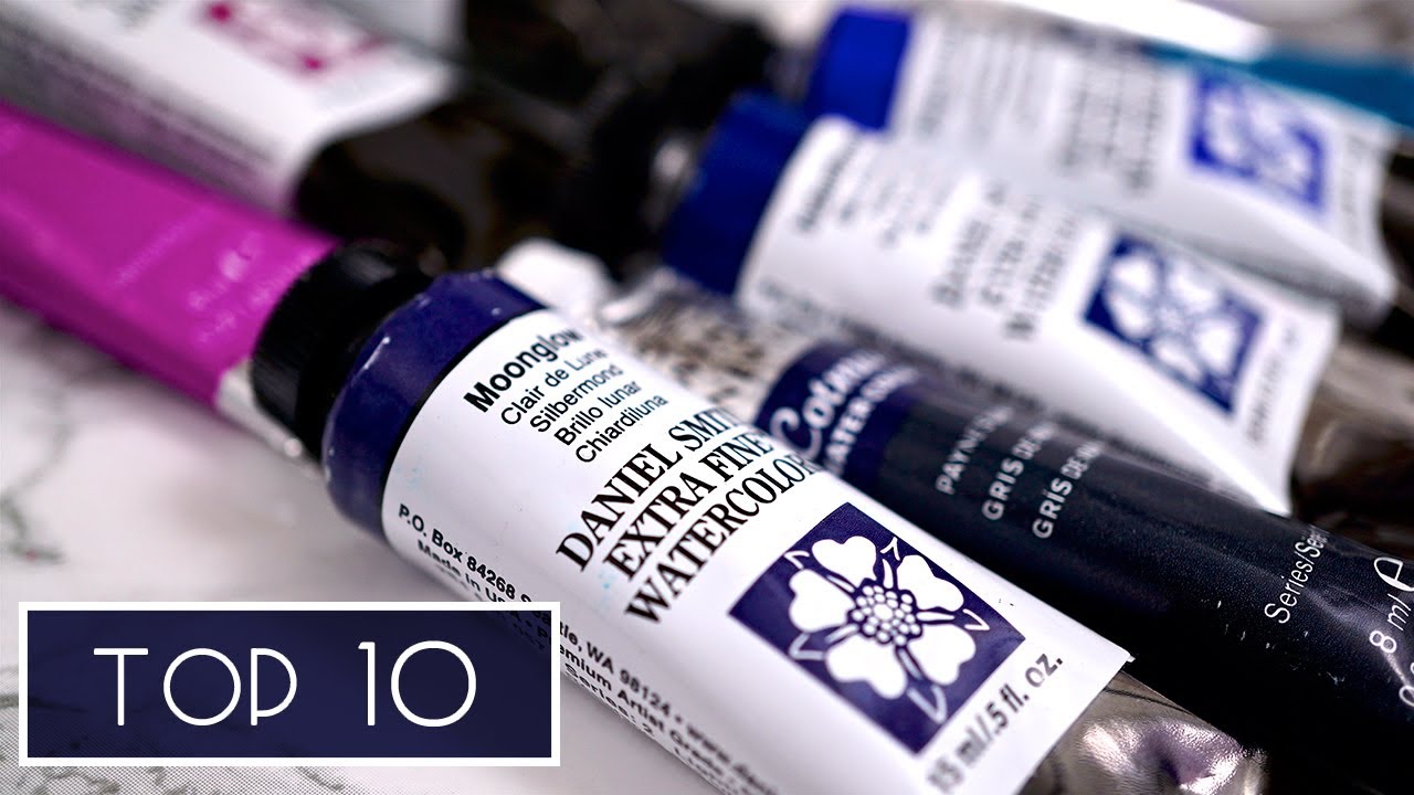 My Top 10 Watercolour Paints Favourites YouTube