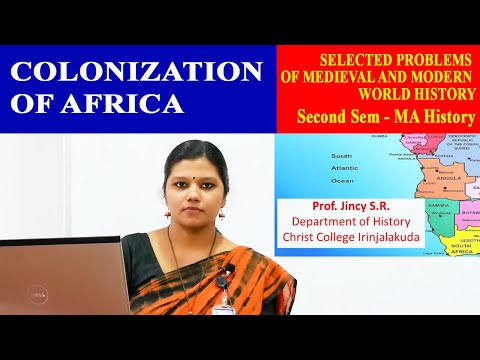 Colonization of Africa | Dept of History | Christ OpenCourseWare