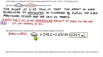 3.2 Least Squares Regression