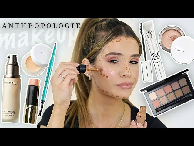FULL FACE TESTING ANTHROPOLOGIE MAKEUP! (We had Hits & Misses)