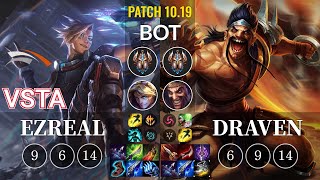 HLE Vsta Ezreal vs Draven Bot - KR Patch 10.19