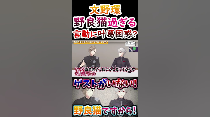 逆凸？野良猫に振り回される葛葉！叶！【#葛葉 #叶 #文野環 #くろのわ #くろなん 】
