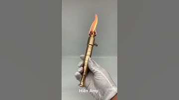 Bật lửa cây đuốc cực độc đáo bằng đồng khối ( 0918924444)