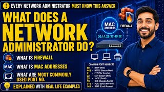 Every Network Administrator should know this l Firewall, MAC address and Port no Explained #network 