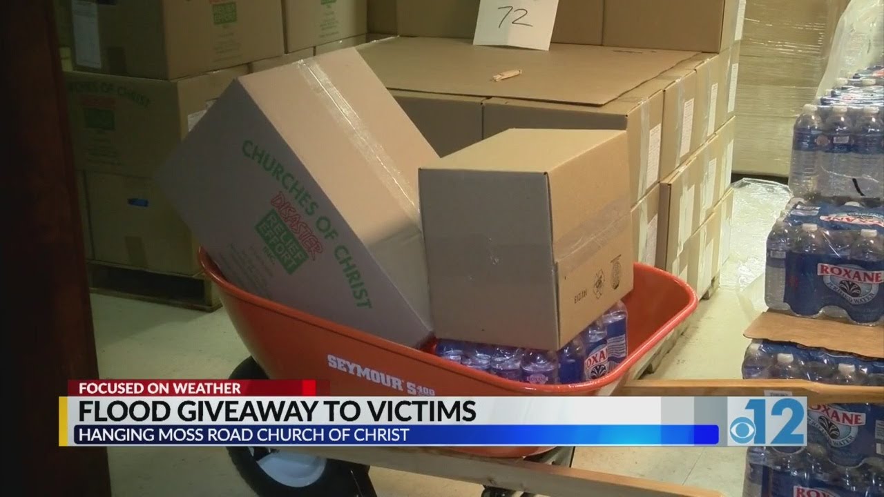 Donations for flood victims YouTube