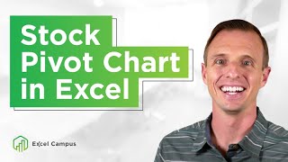 how to create a high low stock pivot chart in excel