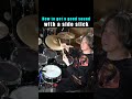 How to get a good sound with a side stick。クローズドリムショットで良い音を鳴らす方法 #drums #sakaedrums #sidestick