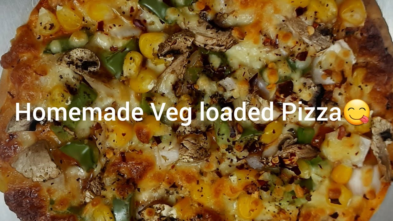 tasty-veg-loaded-pizza-at-home-youtube