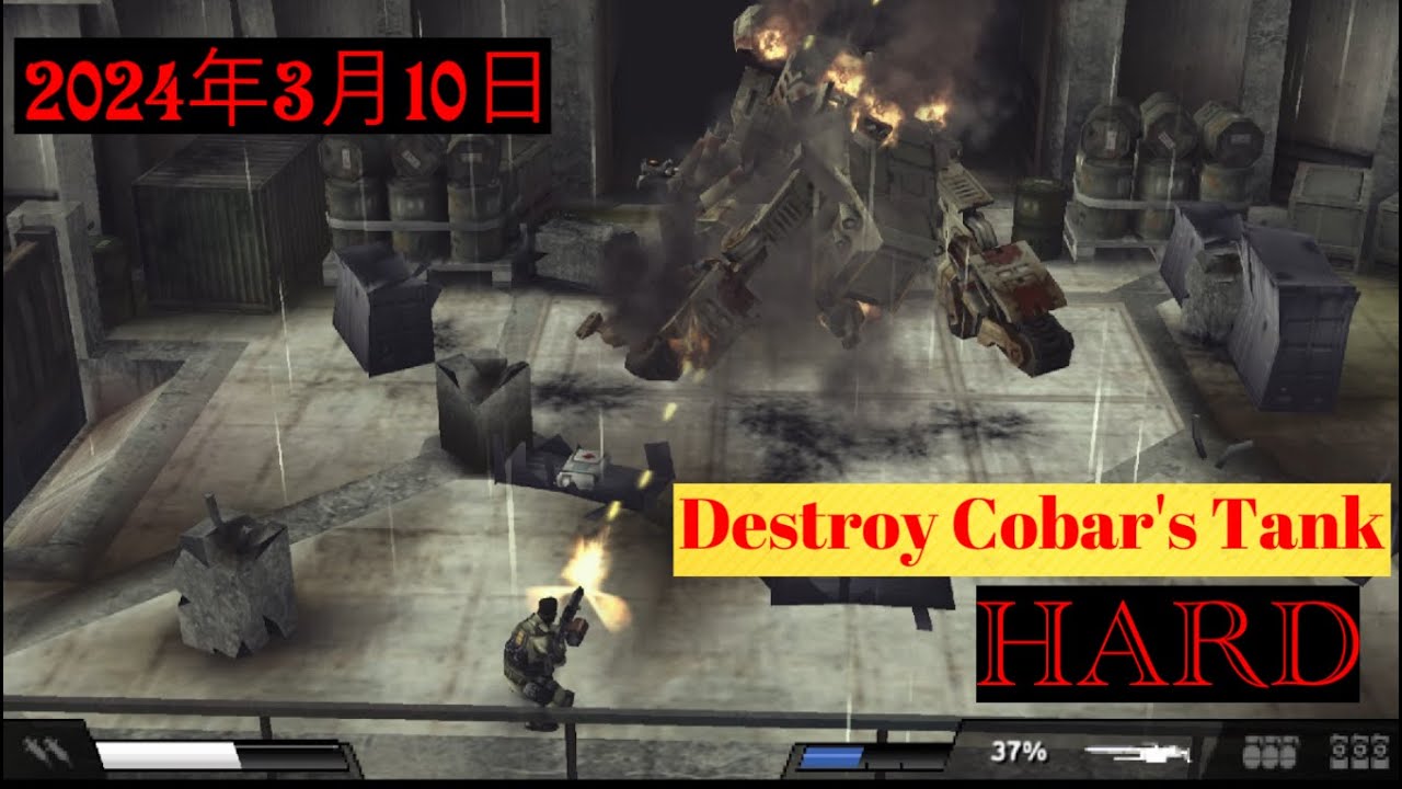 Killzone Liberation: Defeat Cobar's Tank [HARD] (2024/3/10) - YouTube