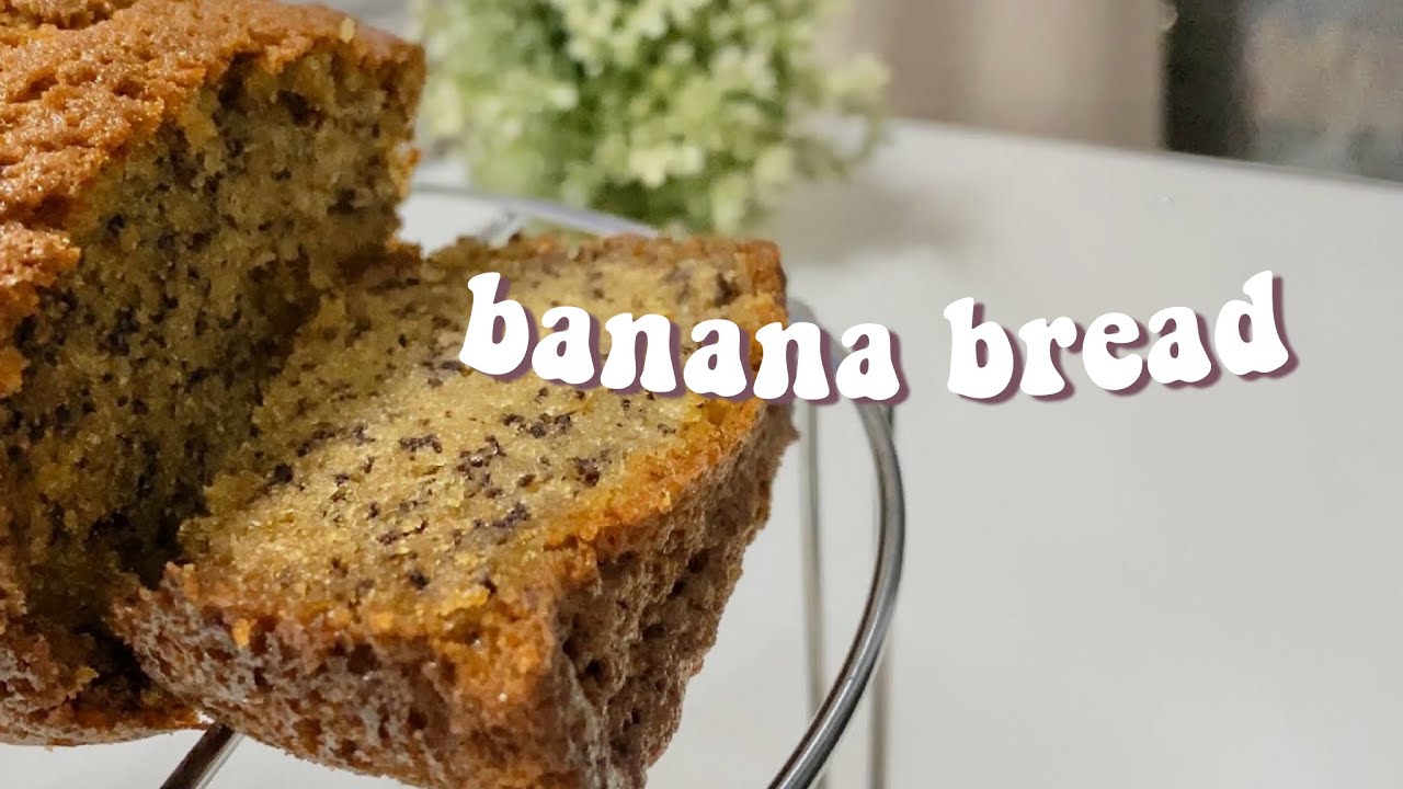 Moist Banana Bread | Moist Banana Cake (No Baking Powder)